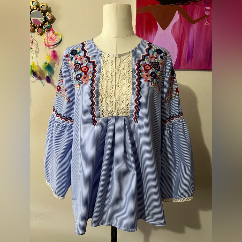 Embroidered Top